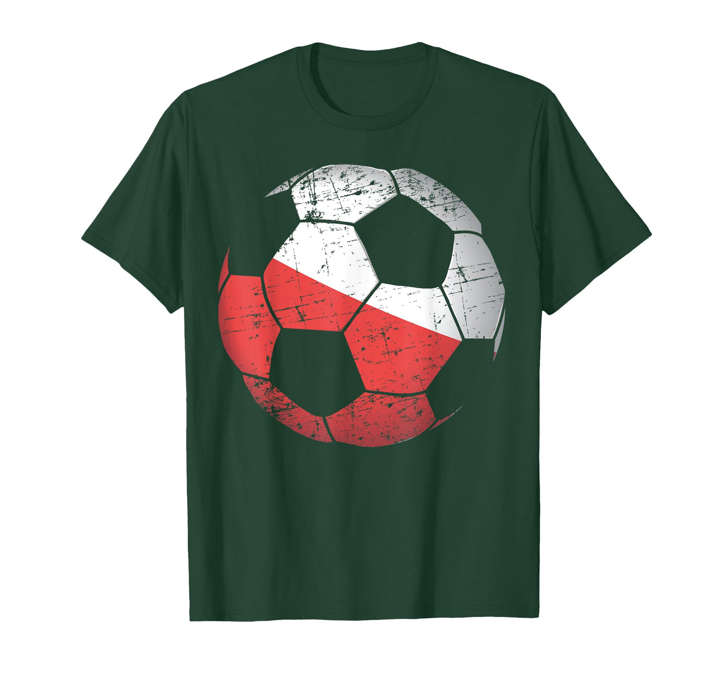 Poland Soccer Ball Flag Jersey Shirt - Polish Football Gift