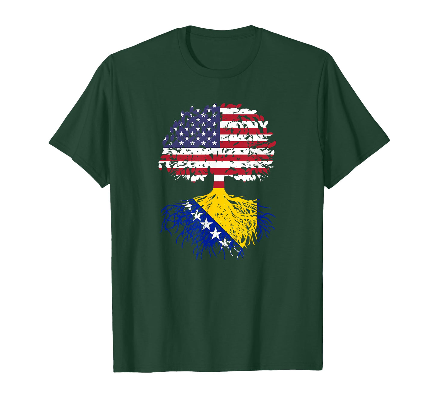 Bosnian Roots Bosnia National Heritage Tree Gift T-Shirt