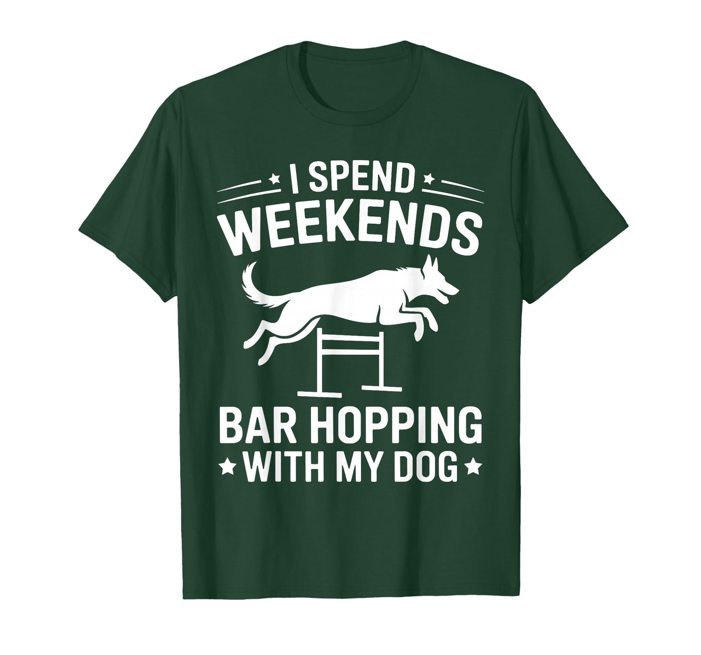 Funny Dog Agility Art for Men Women Dog Trainer Dog Training T-Shirt