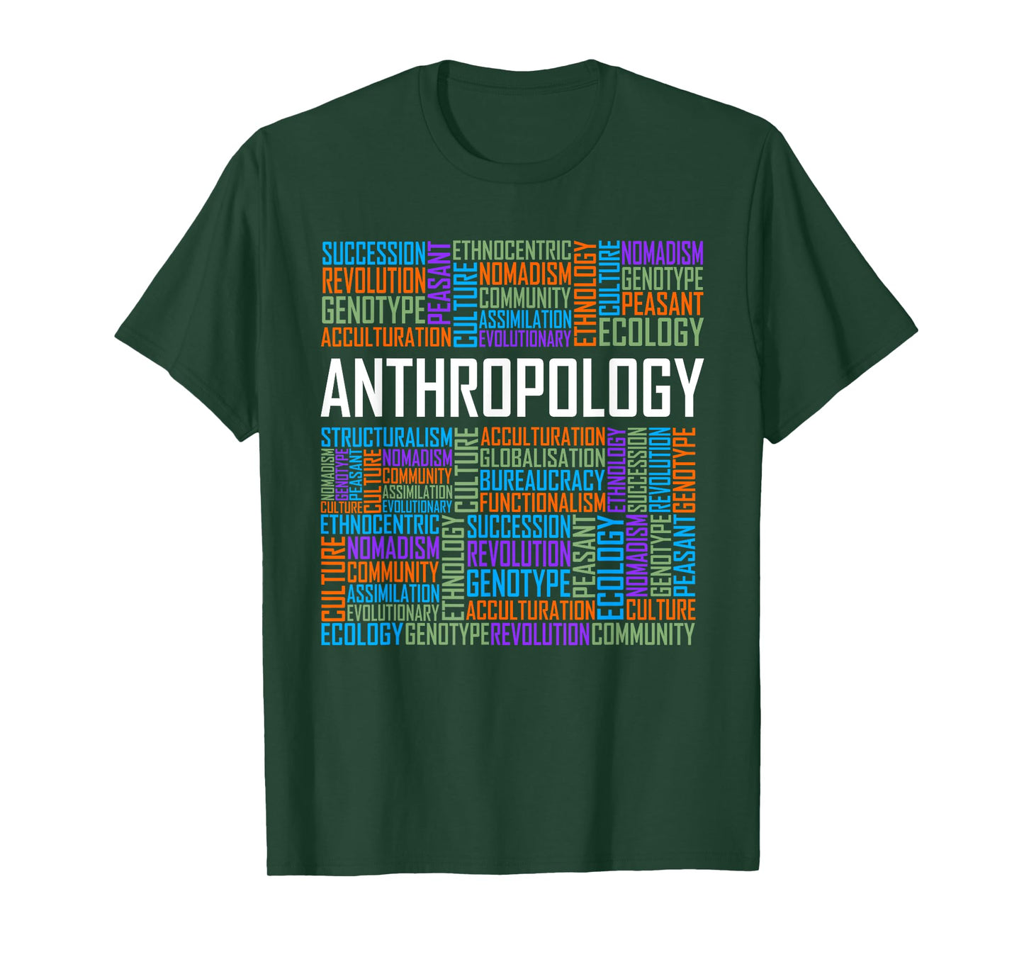Anthropology Words Gift Anthropologist Teacher Gifts T-Shirt