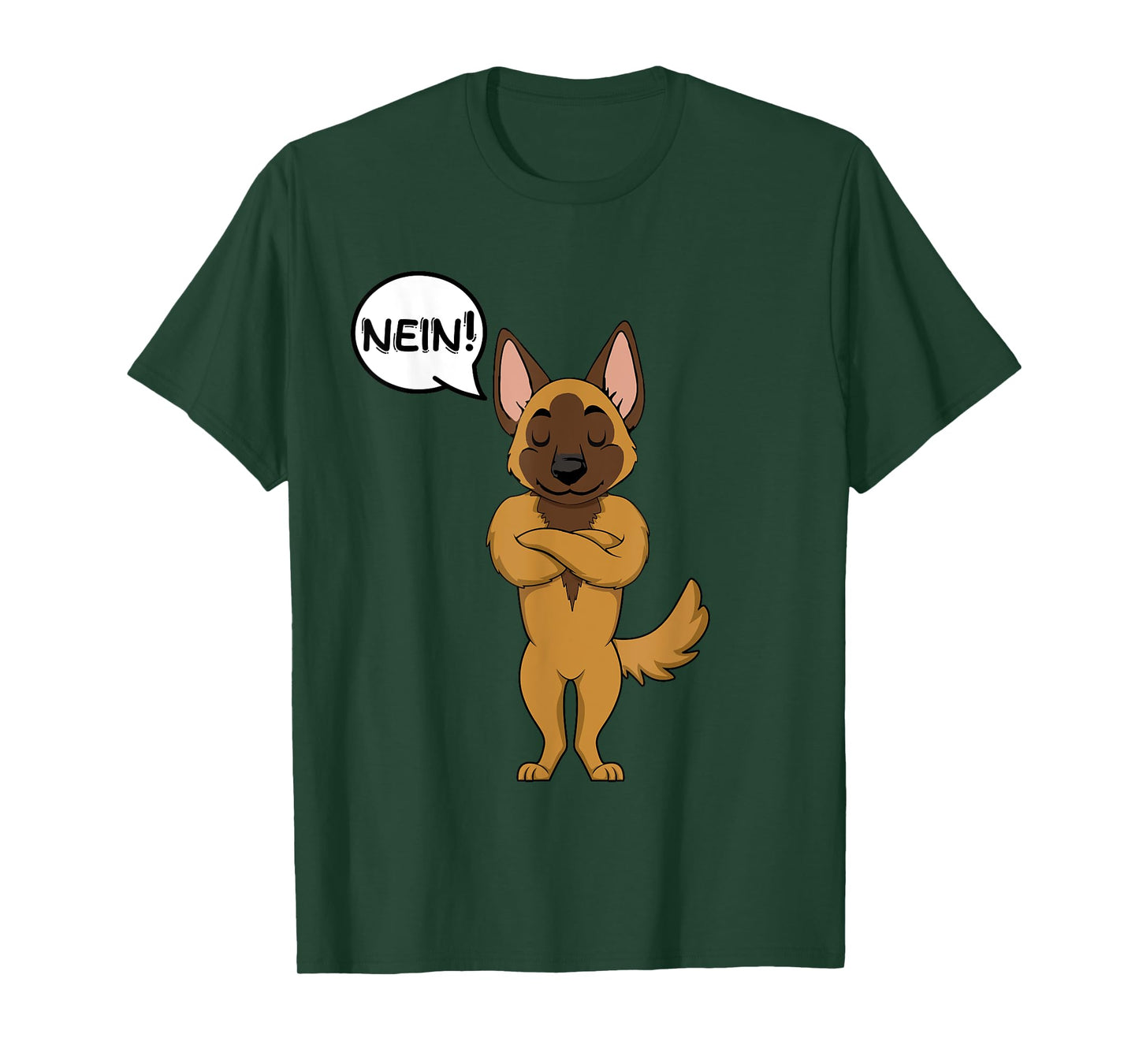No - Funny Dog Belgian Malinois Dog Men Women Kids T-Shirt