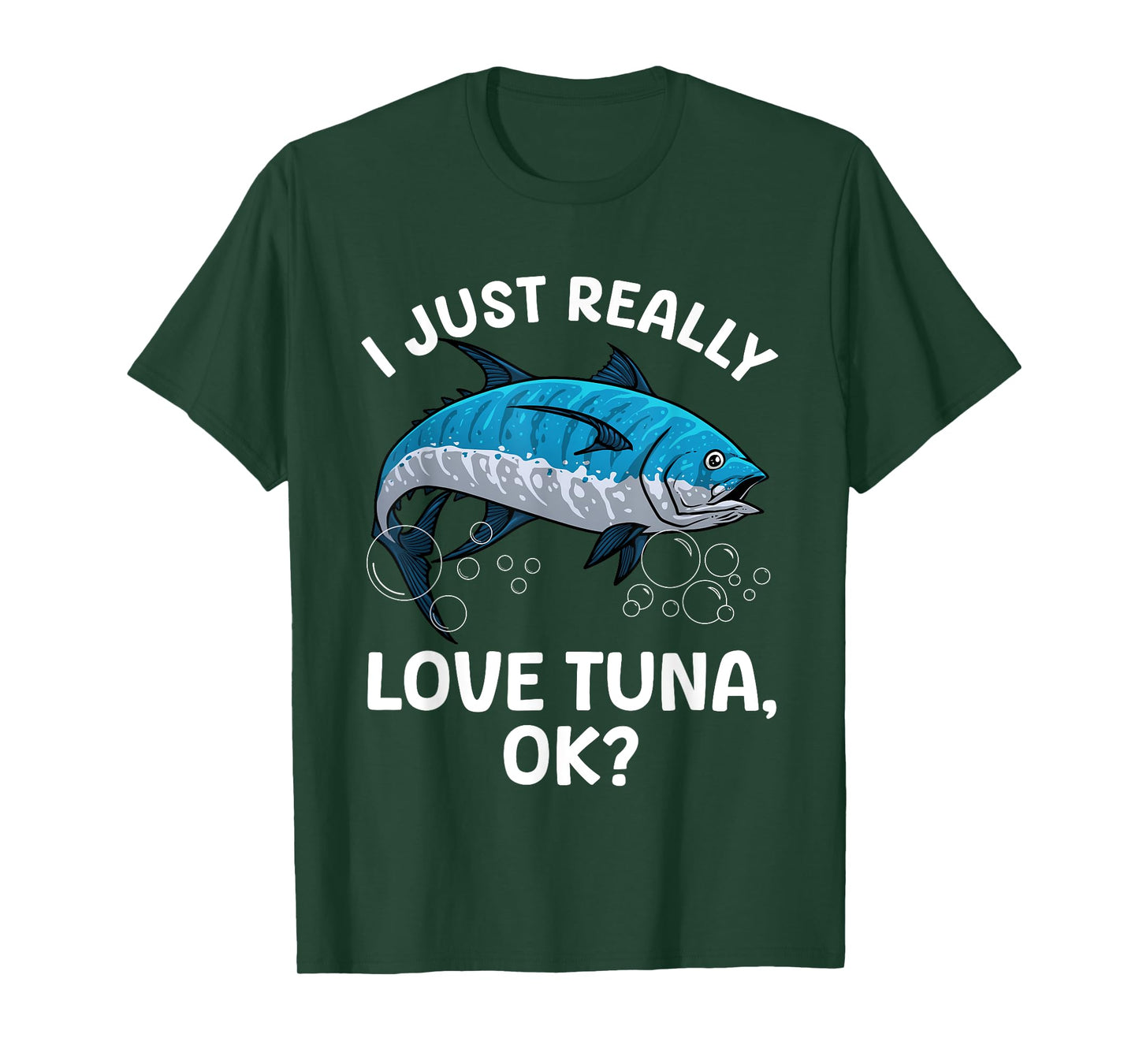 Cool Tuna Fishing Art For Men Women Deep Sea Tuna Fishing T-Shirt