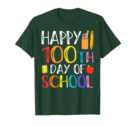 100 Days of School Teacher and Student T-Shirt