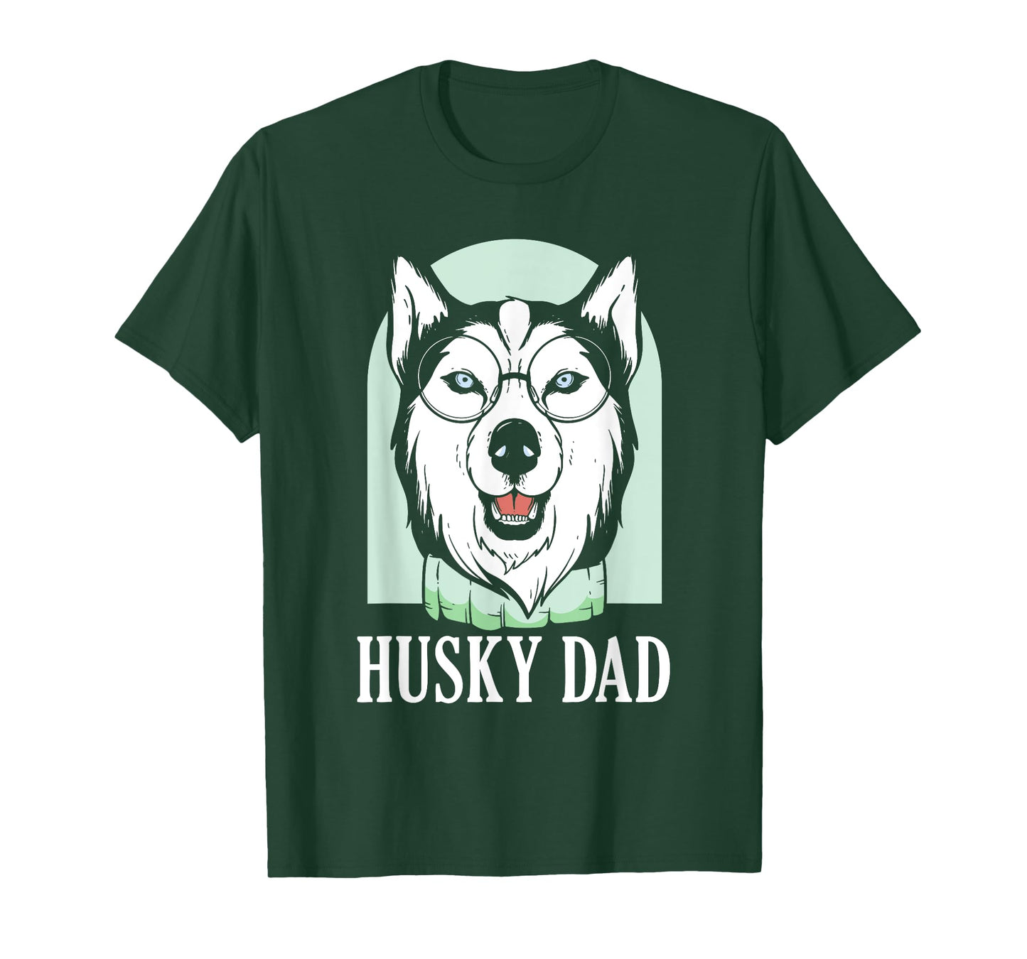 Husky Dad Huskies Lover Owner Dog Husky Father Daddy Papa T-Shirt