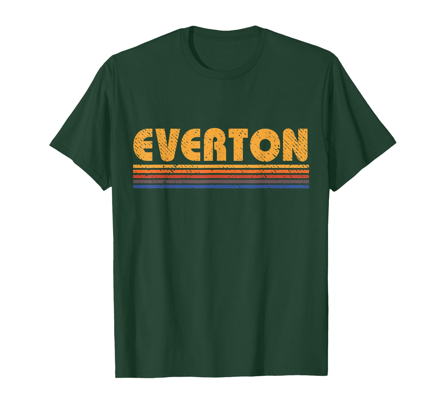Everton England Vintage 80s Style Everton Athletic Sports T-Shirt