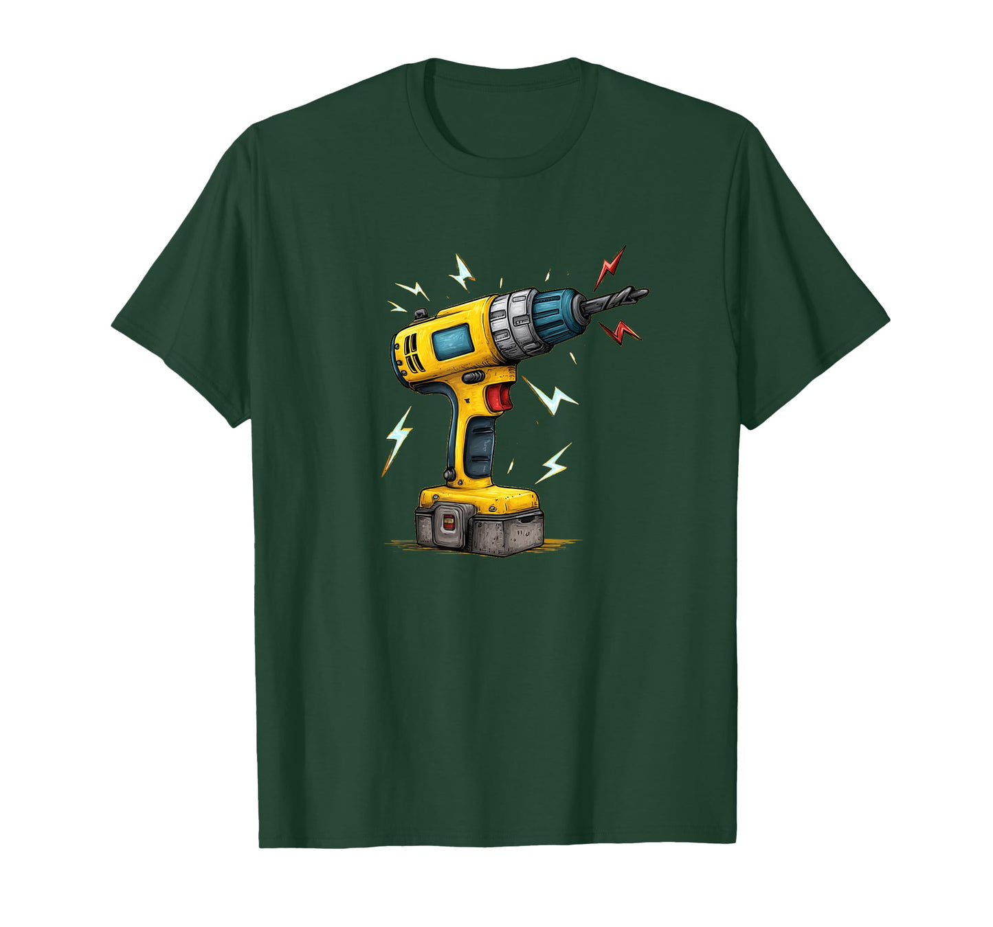 Nice Power Drill Graphic for Handyman Lovers T-Shirt