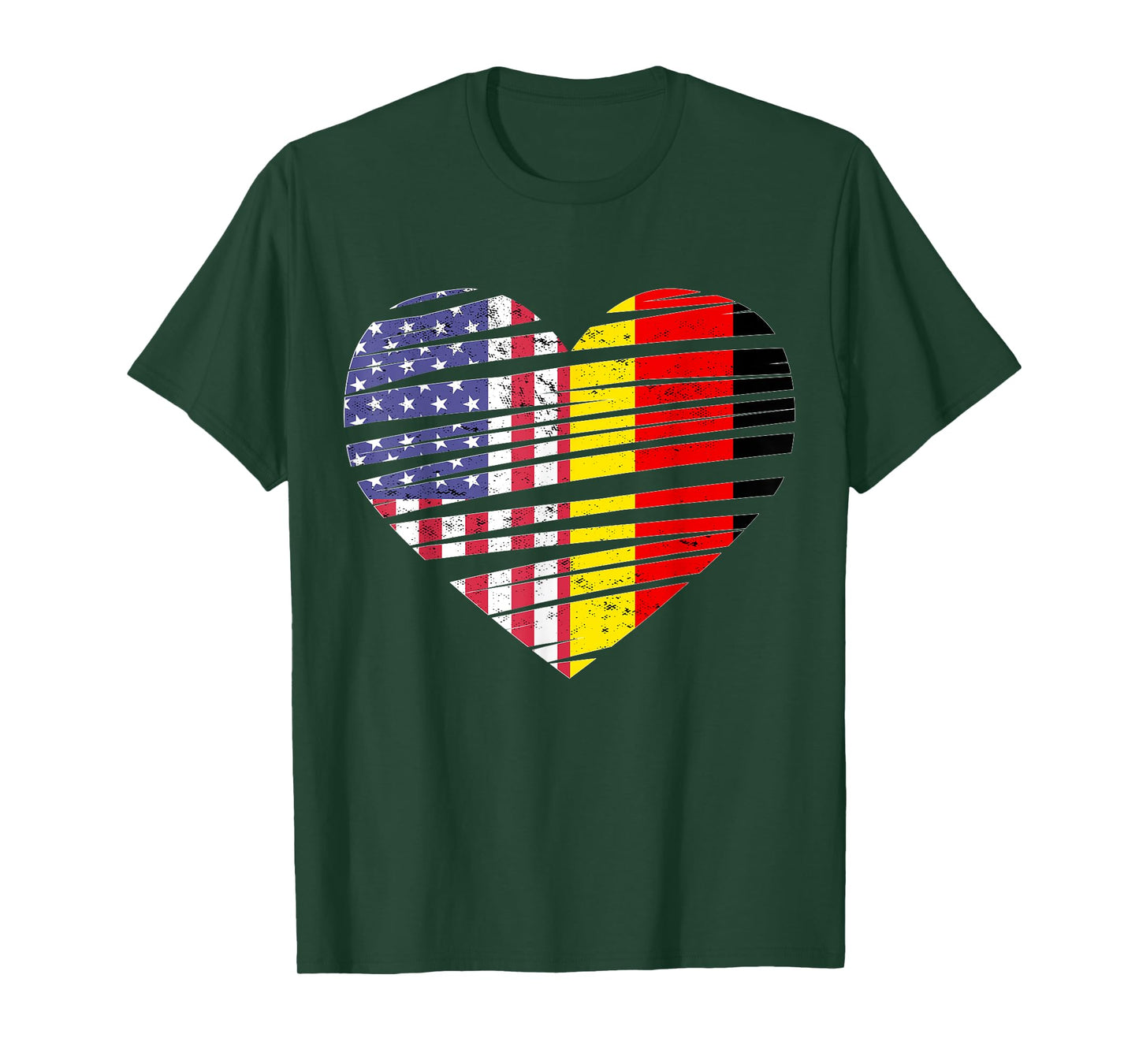 German American Patriot Grown Country Germany Flags T-Shirt