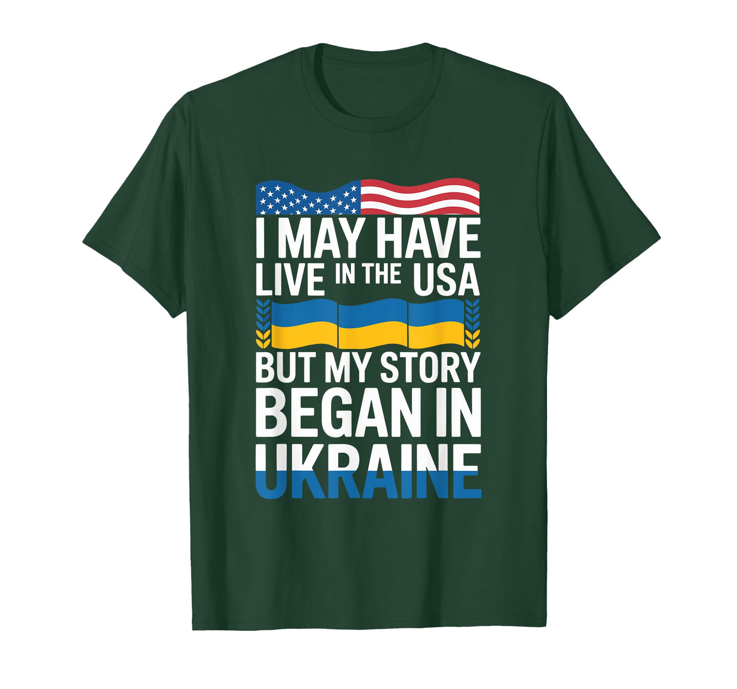 I May Have Live in The USA But My Story Began in Ukraine T-Shirt