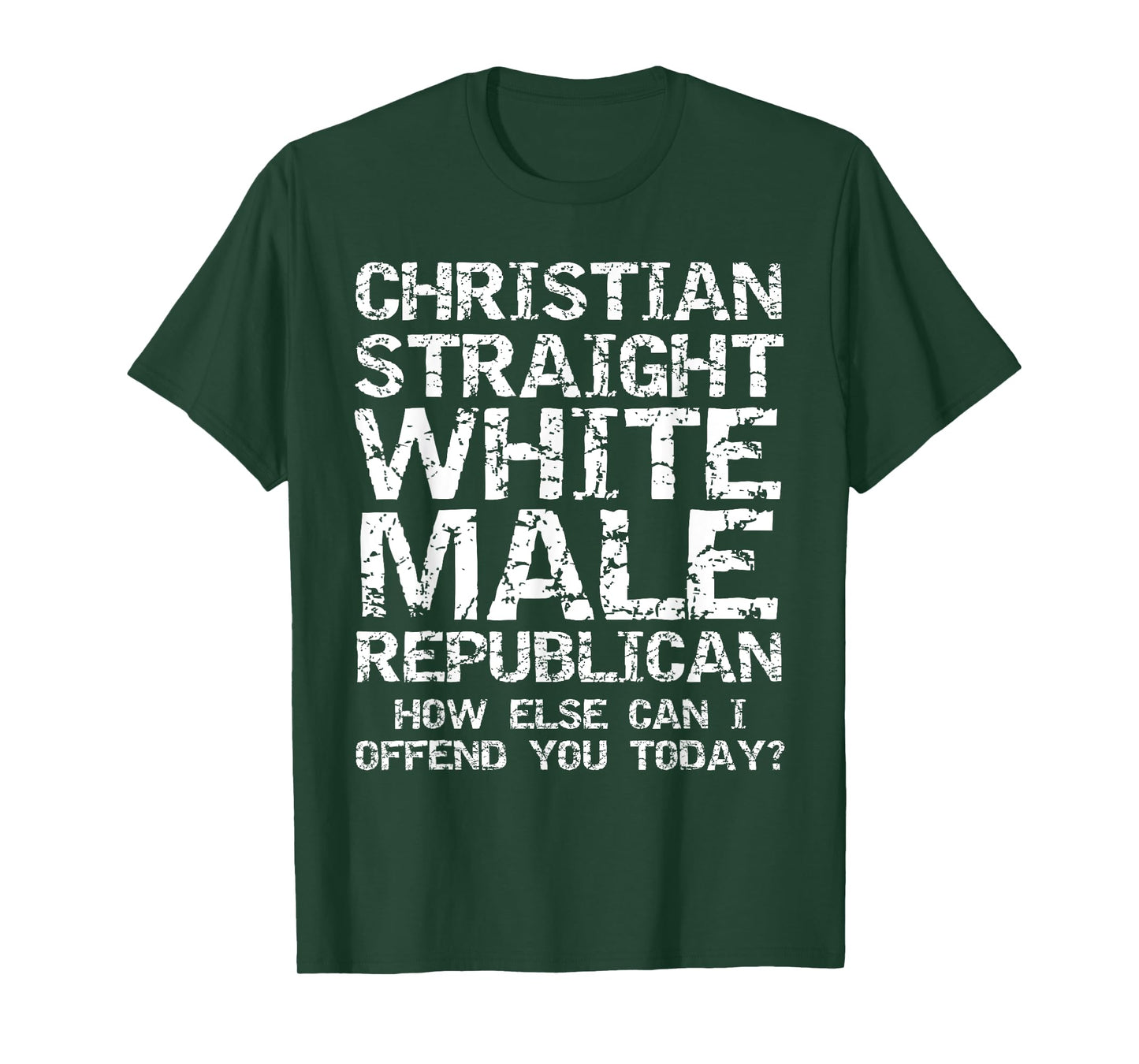 Can I Offend You? Christian Straight White Male Republican T-Shirt