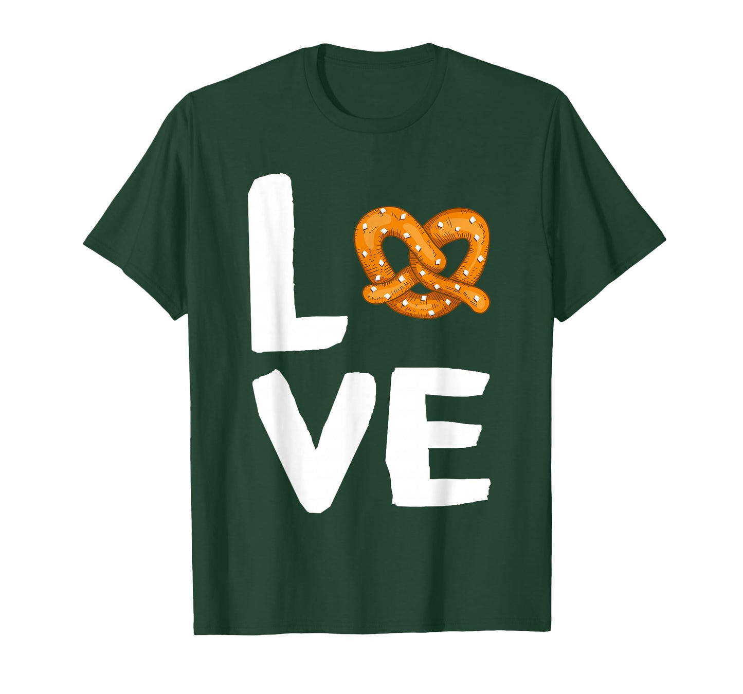 I Love Pretzels for Pretzel Day Funny Office Wear Gifts T-Shirt
