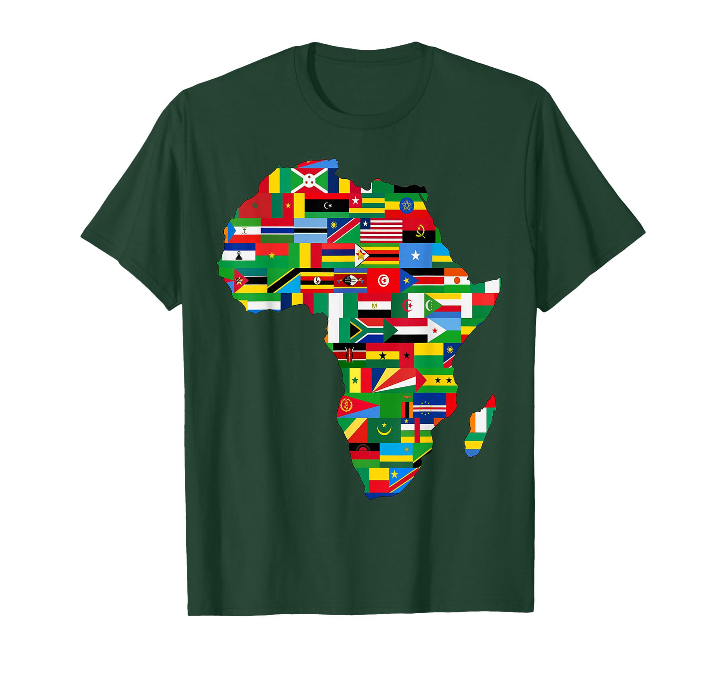 Africa T-Shirt Proud African Country Flags Continent Love T-Shirt