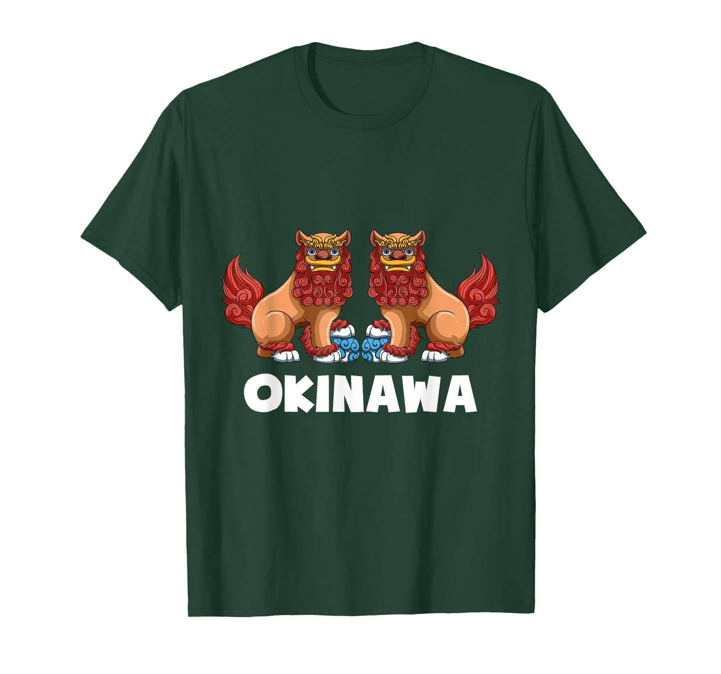 Shisa Dog - Guardian Lions Okinawa Japan Gift T-Shirt
