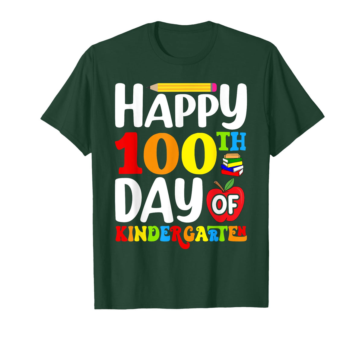 100th Day of Kindergarten Teacher Kids 100 Days Smarter T-Shirt