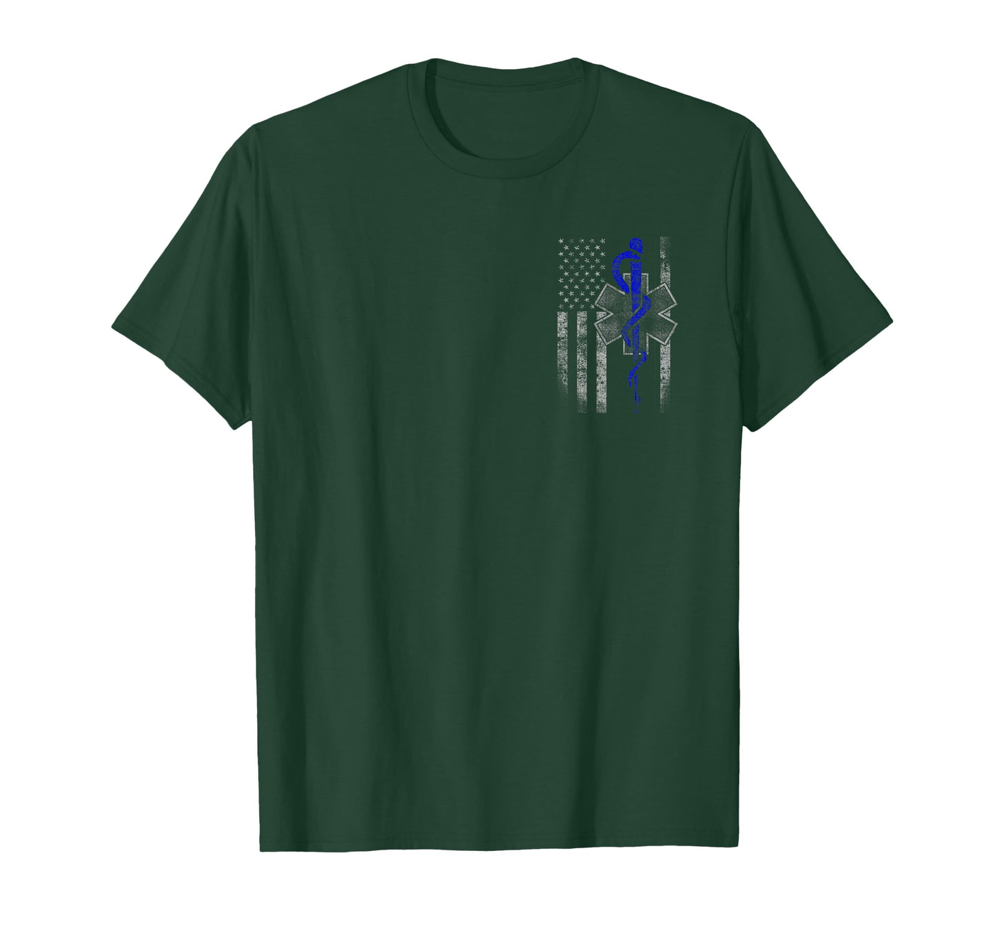 EMT/First Responder Flag T-Shirt T-Shirt