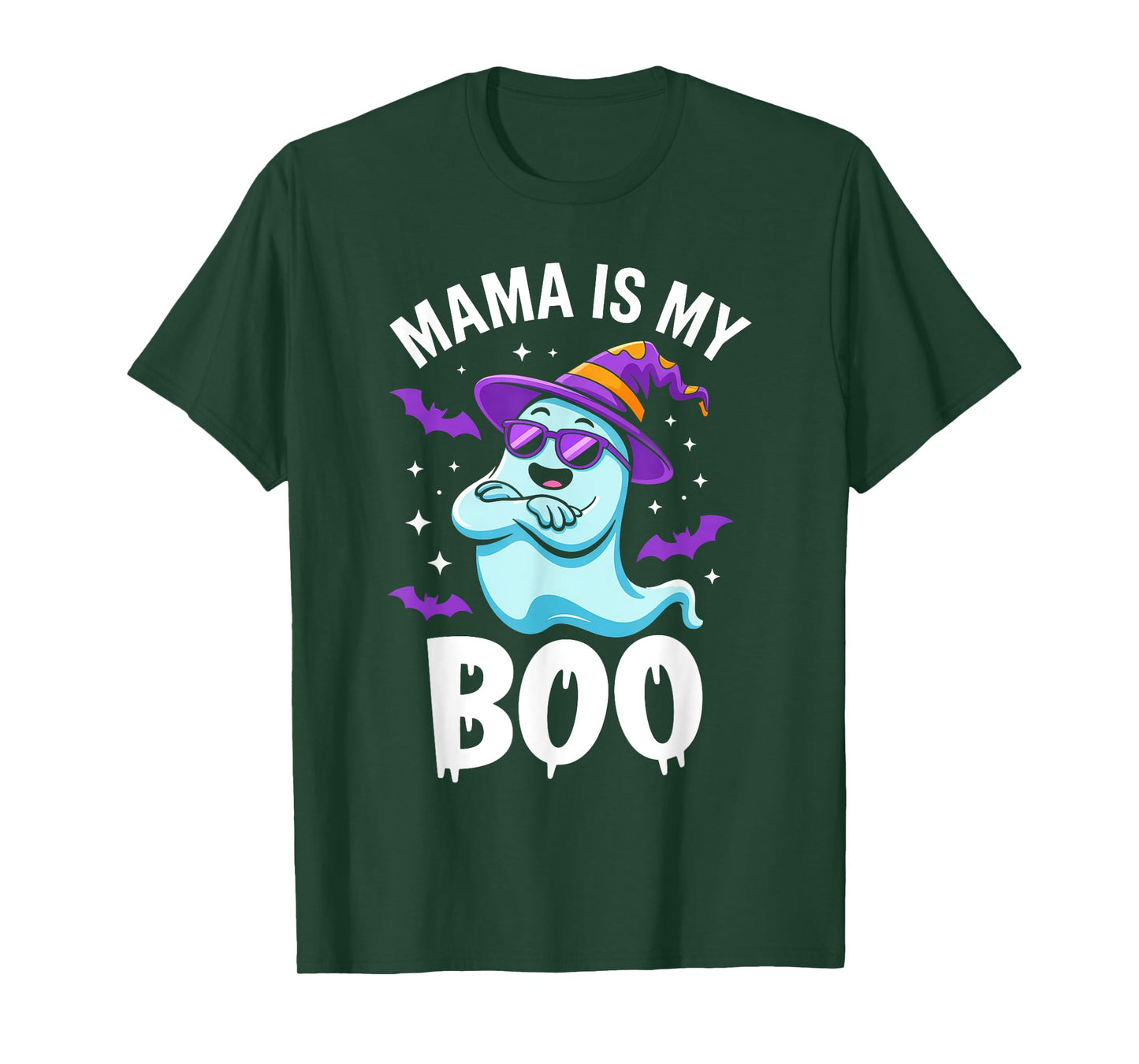 Groovy Mama Is My Boo Halloween Toddler Boys Girls Kids T-Shirt