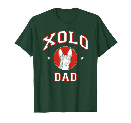 Xoloitzcuintli Dad Xolo Dog Father T-Shirt