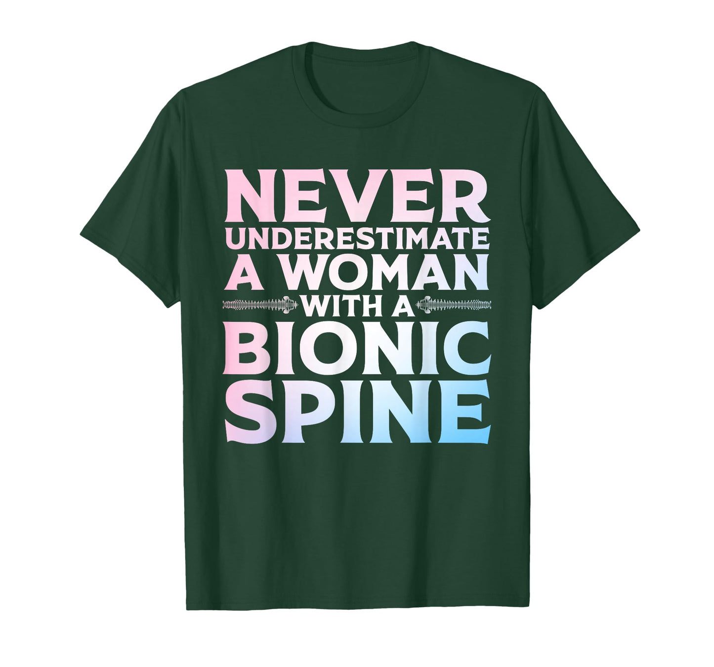Spine Surgery Art for Women Girls Back Lumbar Spine Surgery T-Shirt