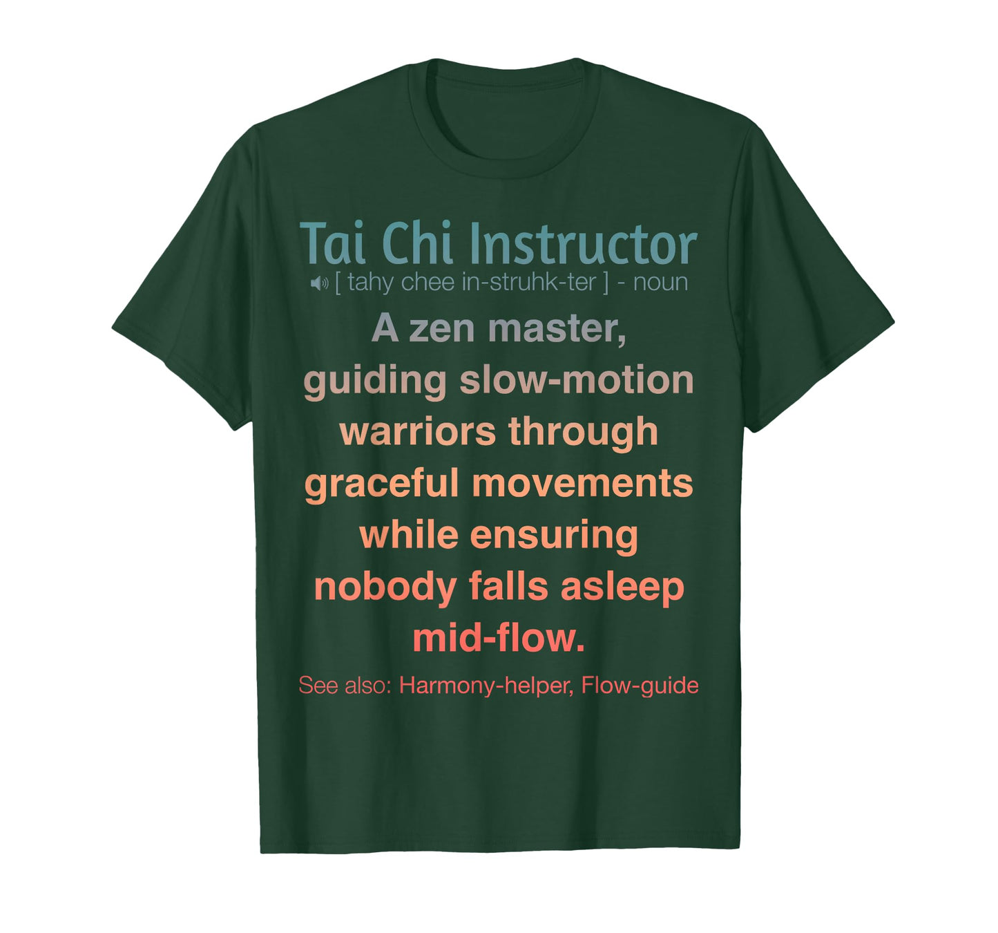 Funny Tai Chi Instructor T-Shirt