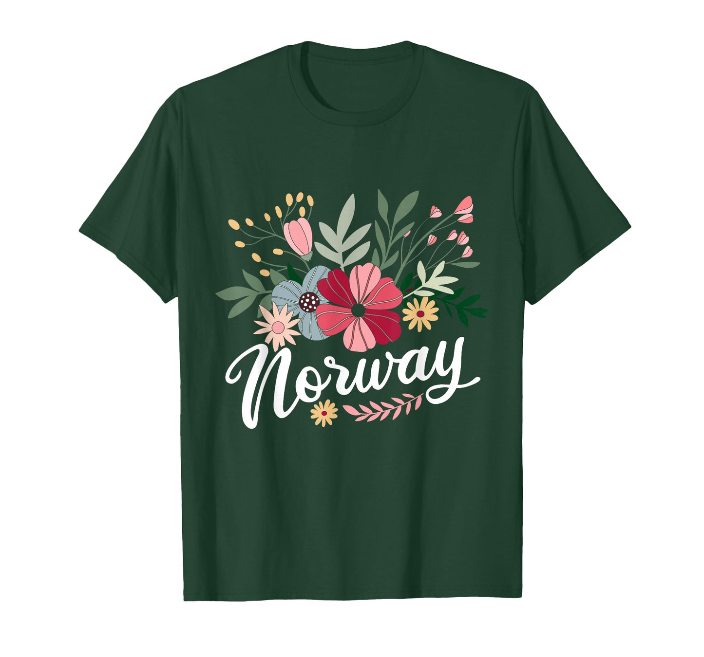 Scandinavian Country Norway Mountains Gift Norway T-Shirt