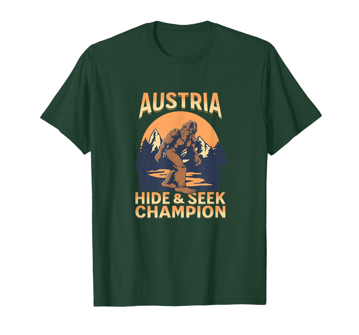Austria Bigfoot Country Sunset Champ T-Shirt