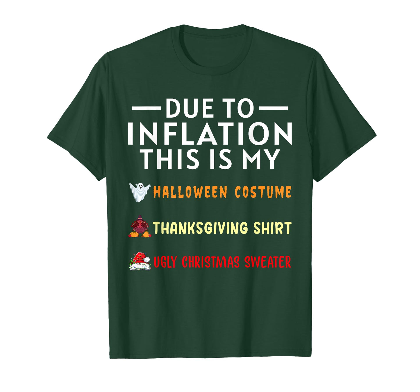 Due To Inflation This Is My Funny Halloween Costume T-Shirt