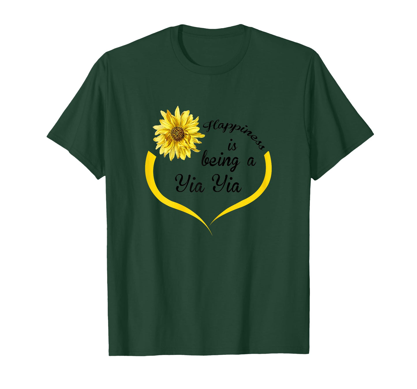 Yia Yia Design: Happiness Is Being A Yia Yia T-Shirt