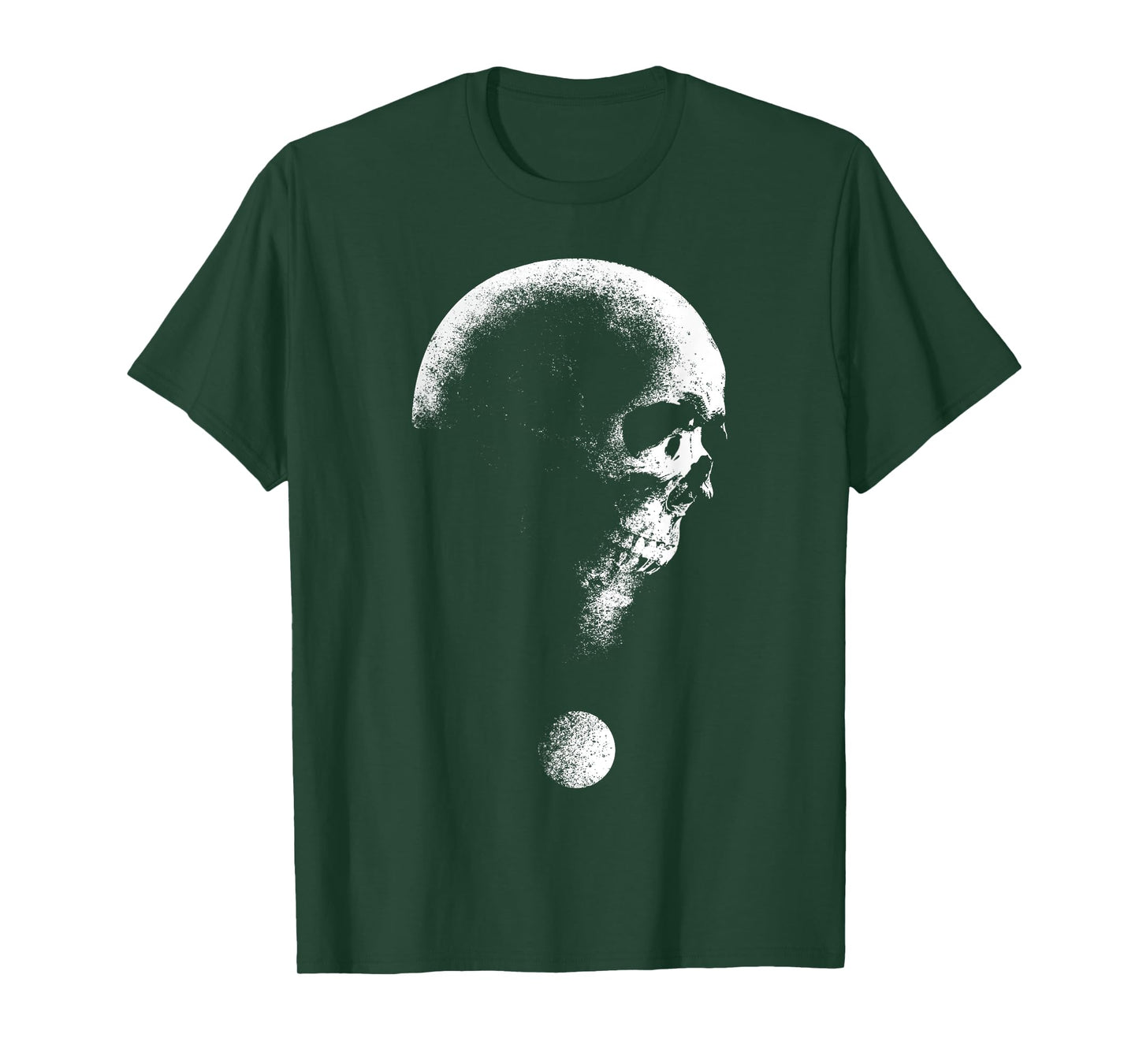 Skull Question Mark Horror Halloween Costume Trick Or Treat T-Shirt
