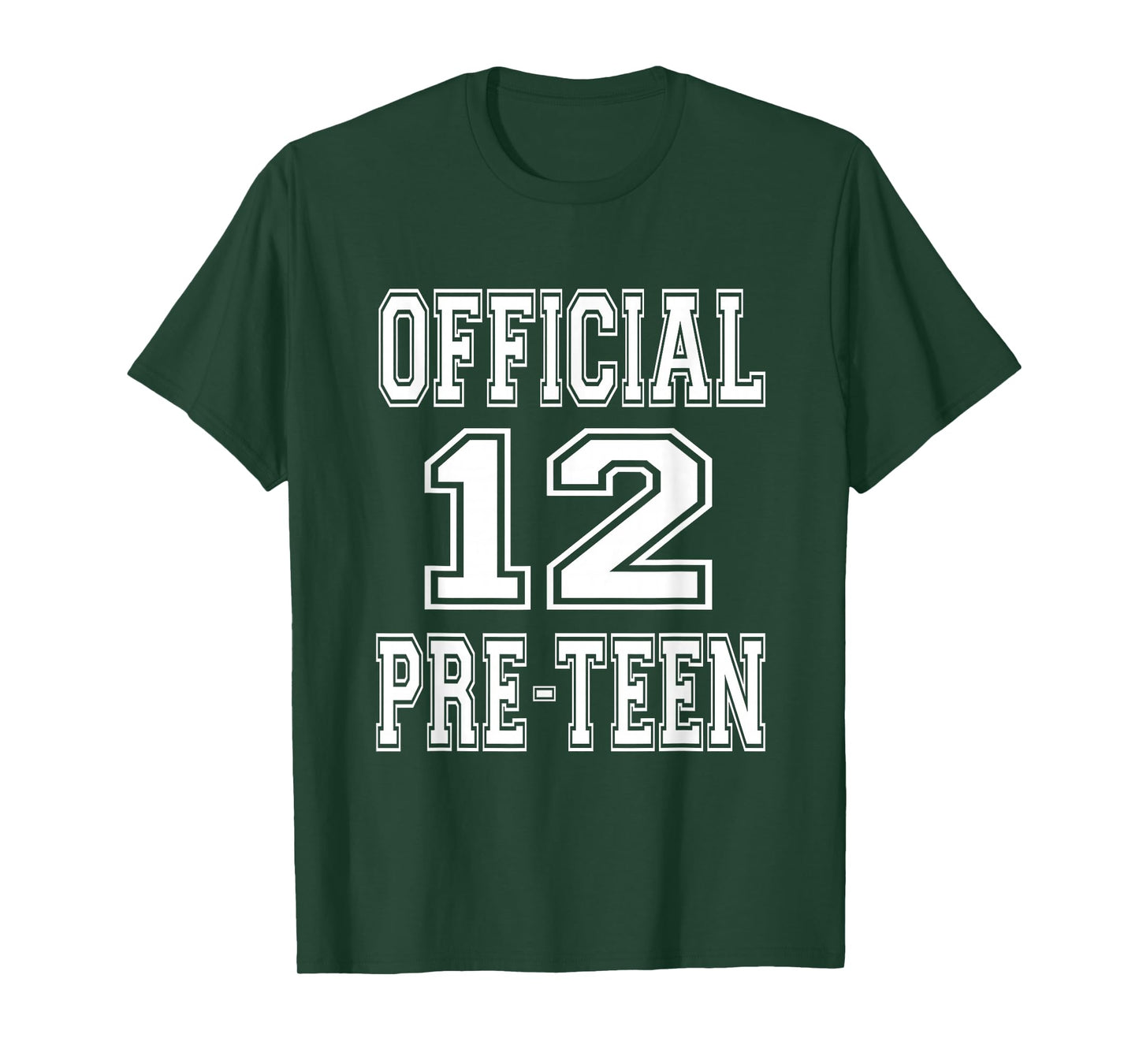 Official 12 Preteen 12th Birthday Gift for Boys And Girls T-Shirt