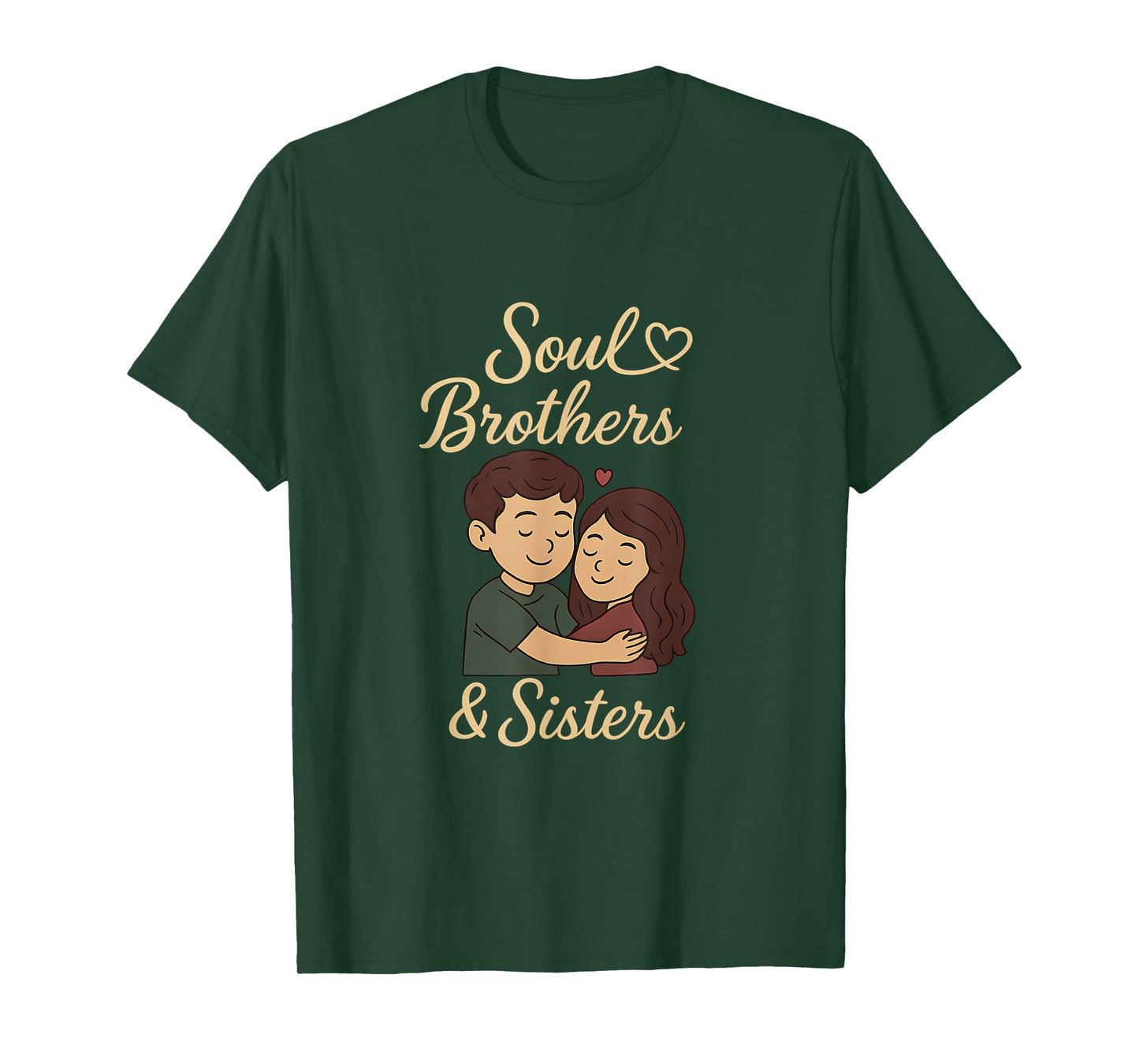 Soul Brothers & Sisters Family Love Infinity Heart T-Shirt