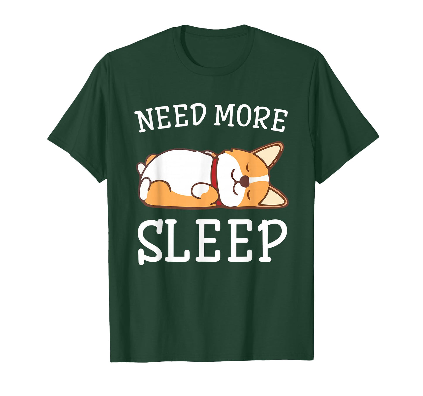 Funny Corgi Dog Pajama Need More Sleep Animal Lover T-Shirt