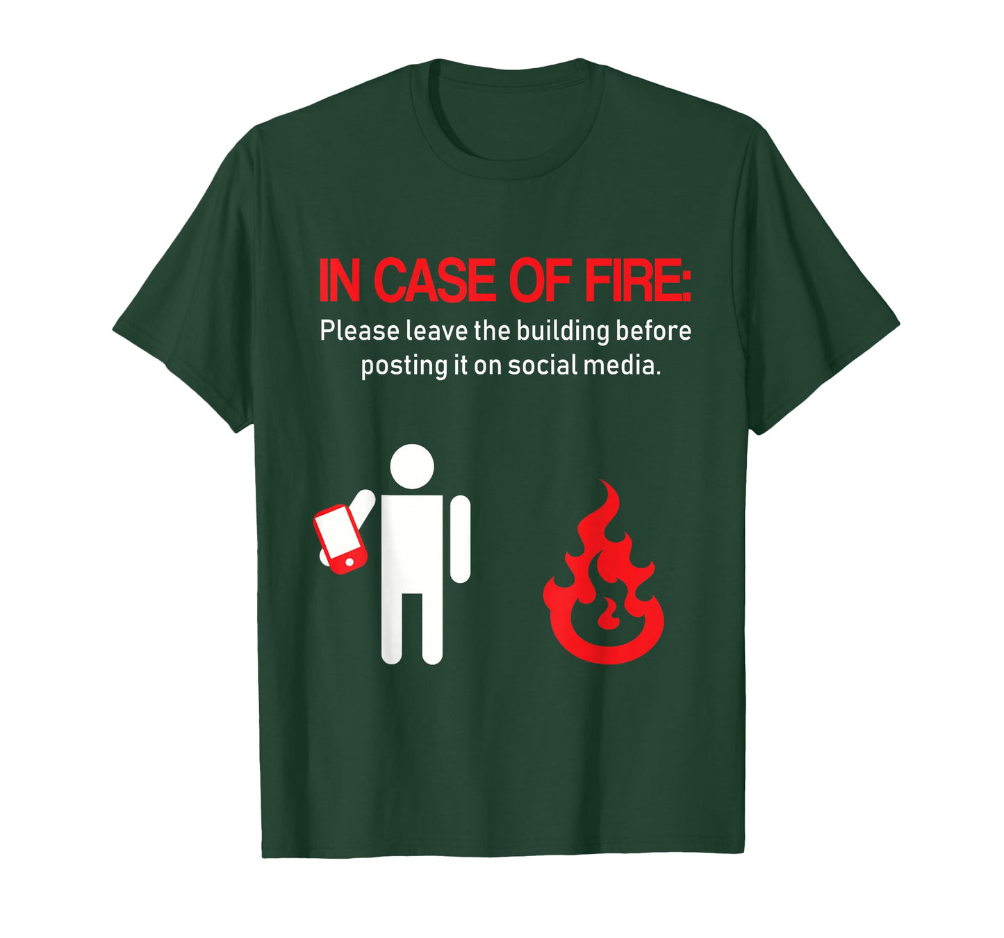 Funny Fire Fighter In case of fire shirt millennials T-Shirt