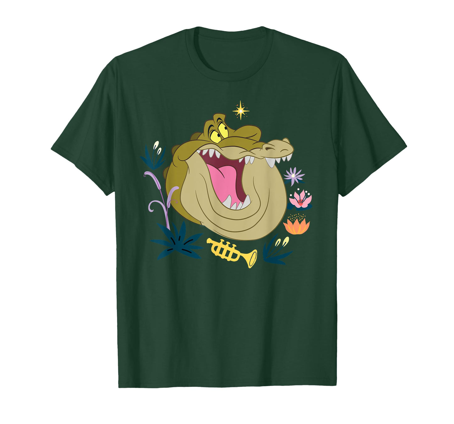 Disney Princess and the Frog Louis Gator Big Face Costume T-Shirt