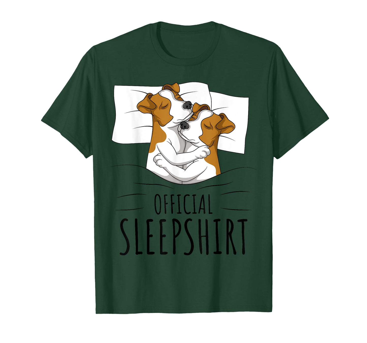 Sleeping Jack Russell Terrier Pyjamas Official Sleepshirt T-Shirt