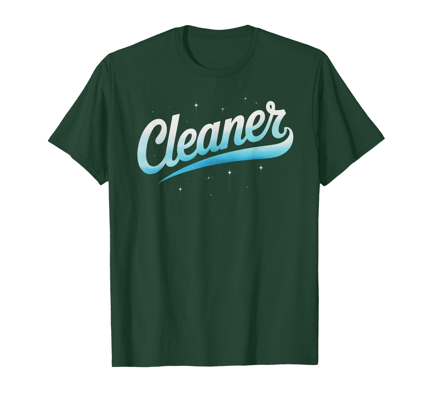 Funny Cleaner Housekeeping Pet Owner Squad Clean Sweep Lady T-Shirt