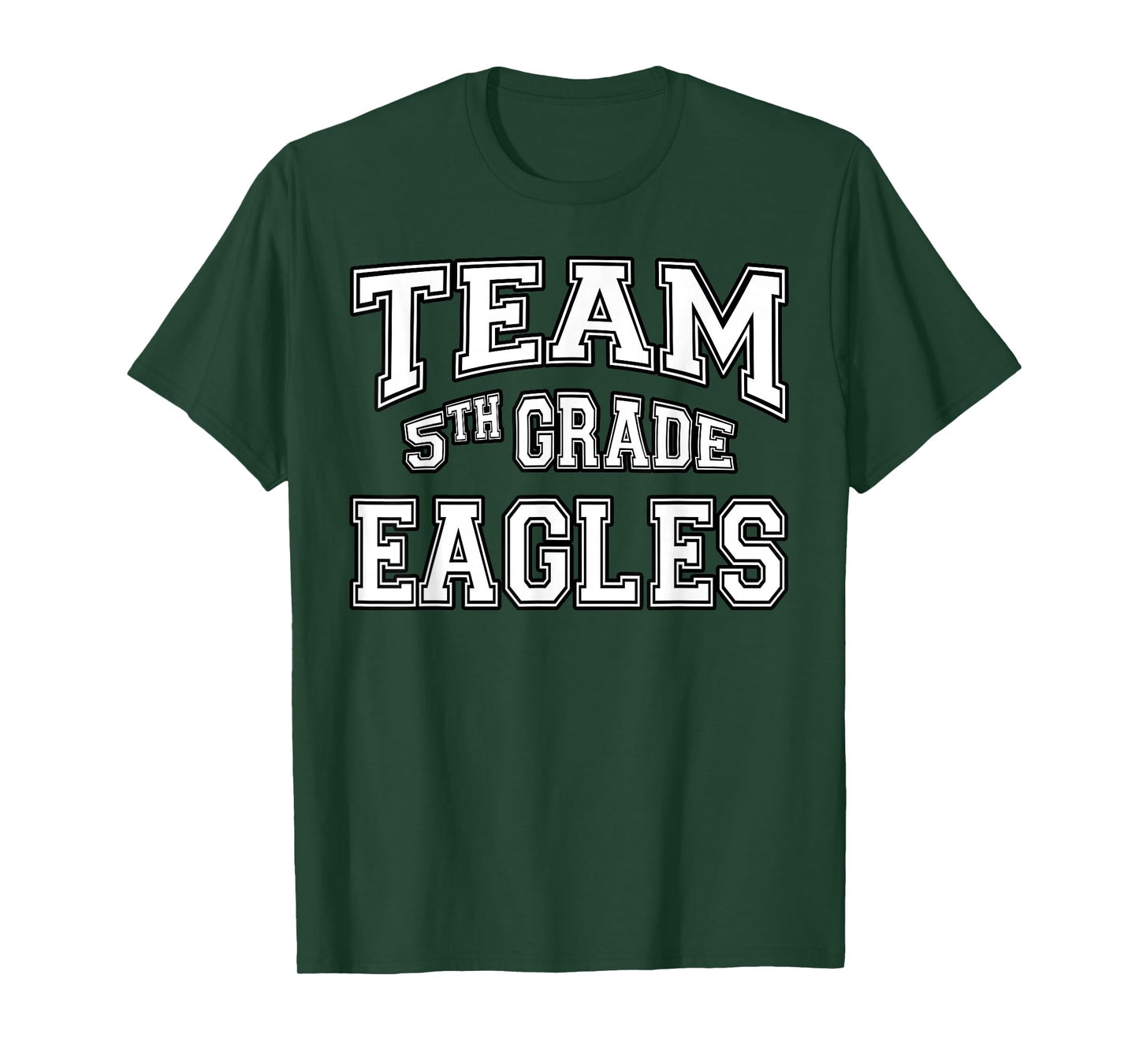 Team 5th Fifth Grade Eagles Student Back To School T-Shirt