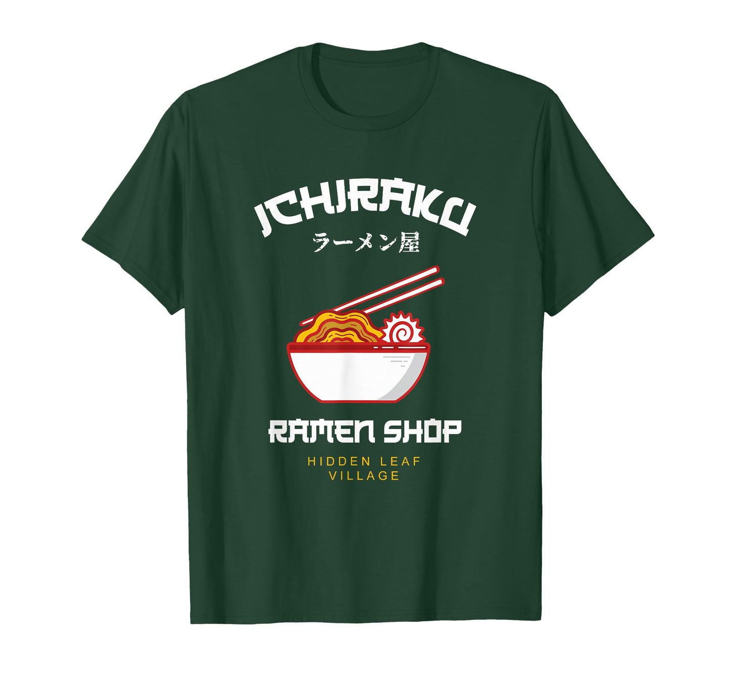 Ichiraku Ramen Shop Hidden Leaf Village Japanese Anime T-Shirt