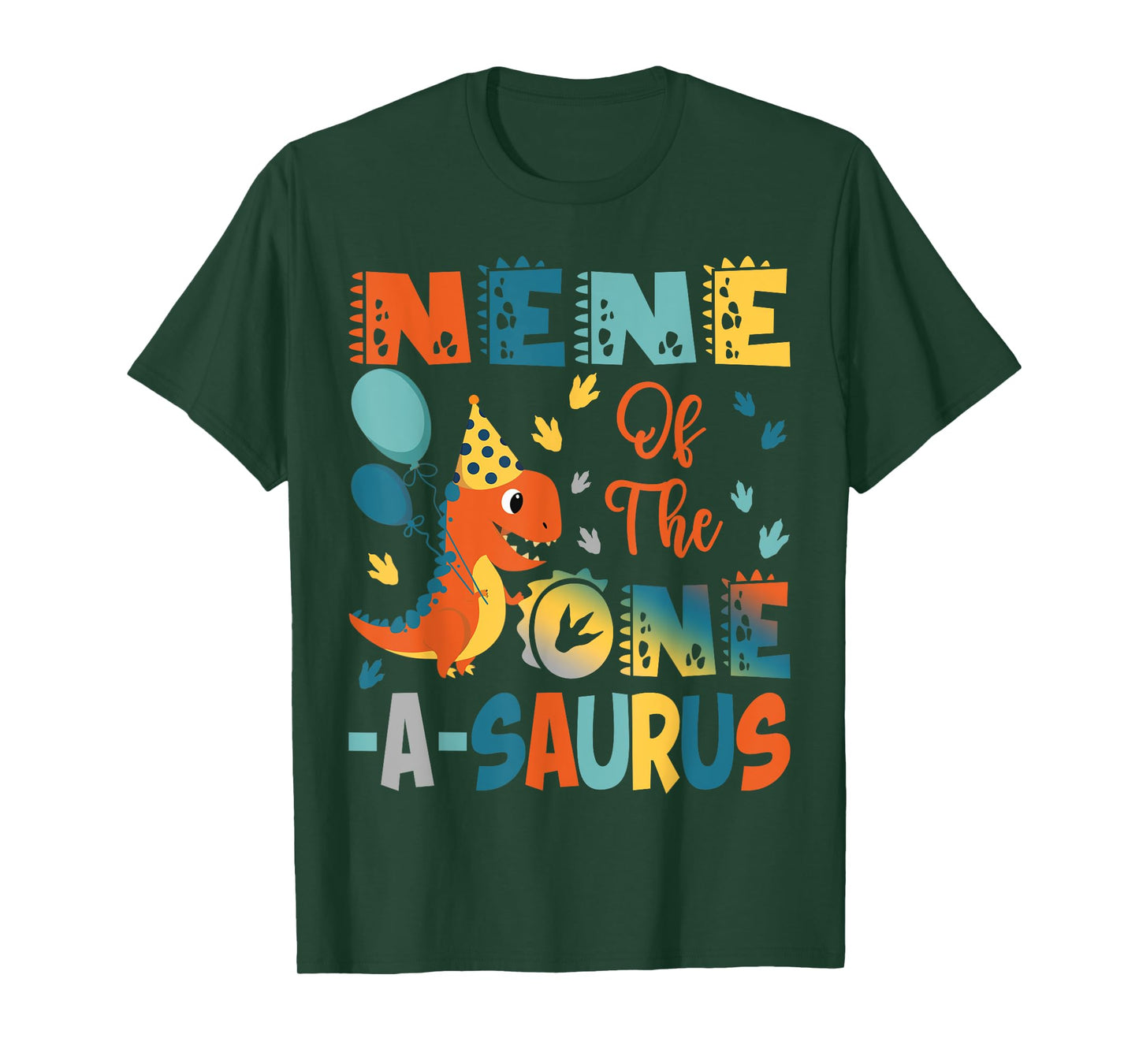 Nene Of The One-A-Saurus 2Nd Birthday Dinosaur Party T-Shirt