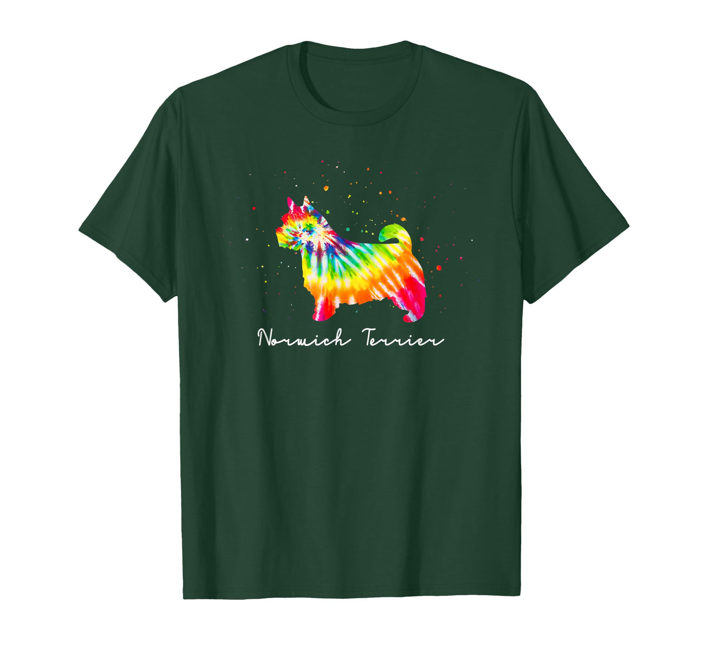 Colorful Norwich Terrier Dog Mom Gifts Norwich Terrier Men Women Kids T-Shirt