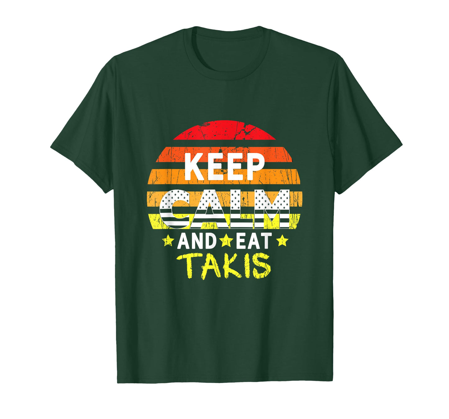 Retro Grunge Keep Calm and Eat Takis Foodies Design 2024 T-Shirt