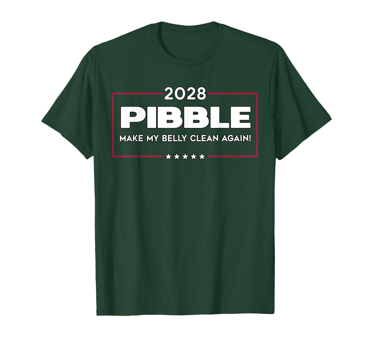 Wash Ma Belly Pibble Dog Funny Meme Vote 2028 President T-Shirt
