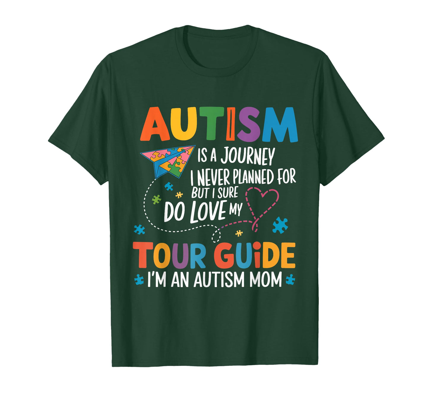 Autism Mom Awareness Autism Journey Tour Guide T-Shirt