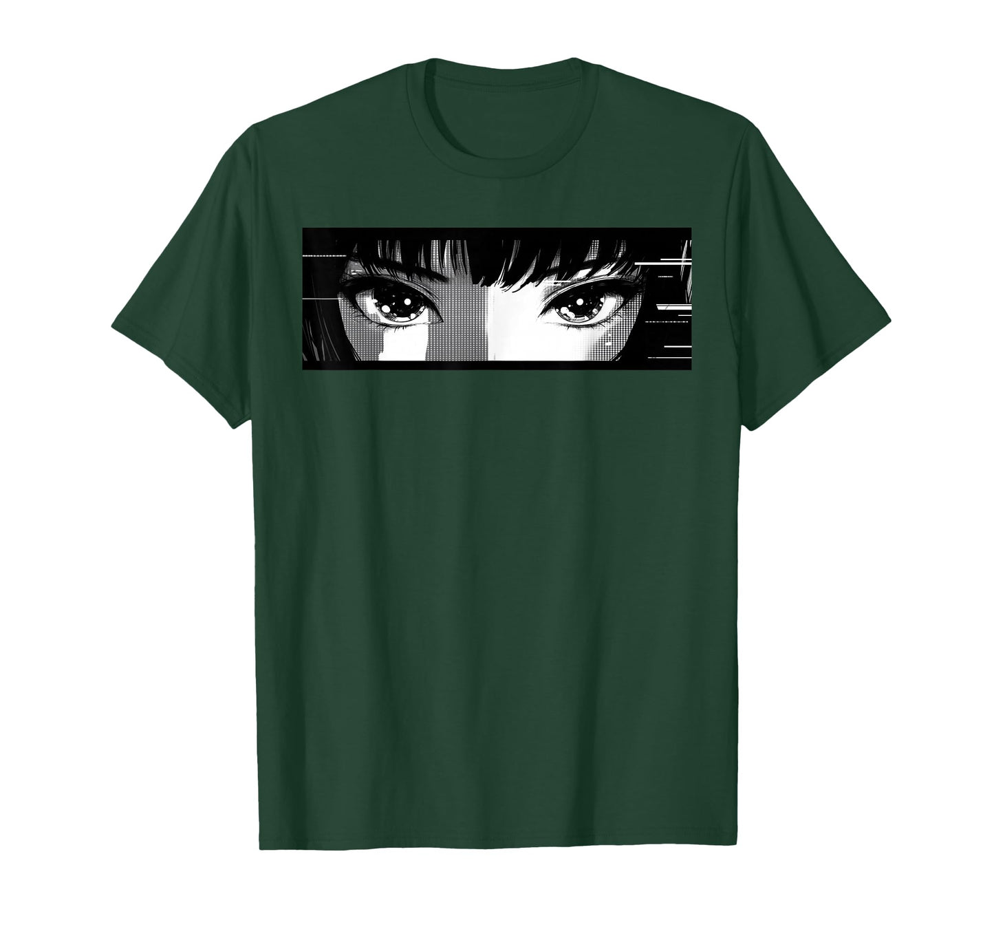 Anime Girl Eyes Japanese Aesthetic Culture Art Manga Otaku T-Shirt