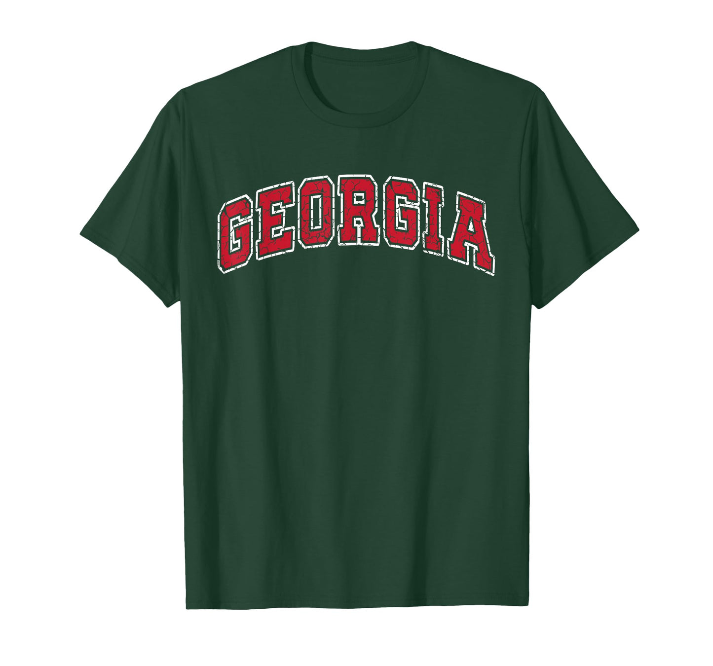 Vintage Georgia GA Classic Retro Red for Men Women Kids T-Shirt