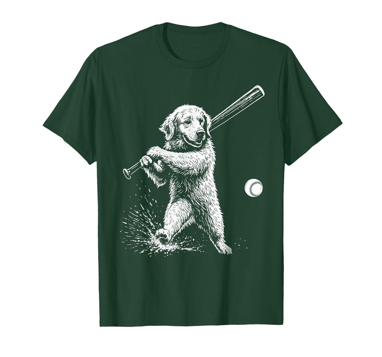 Golden Retriever Baseball Sports Dog Lover T-Shirt