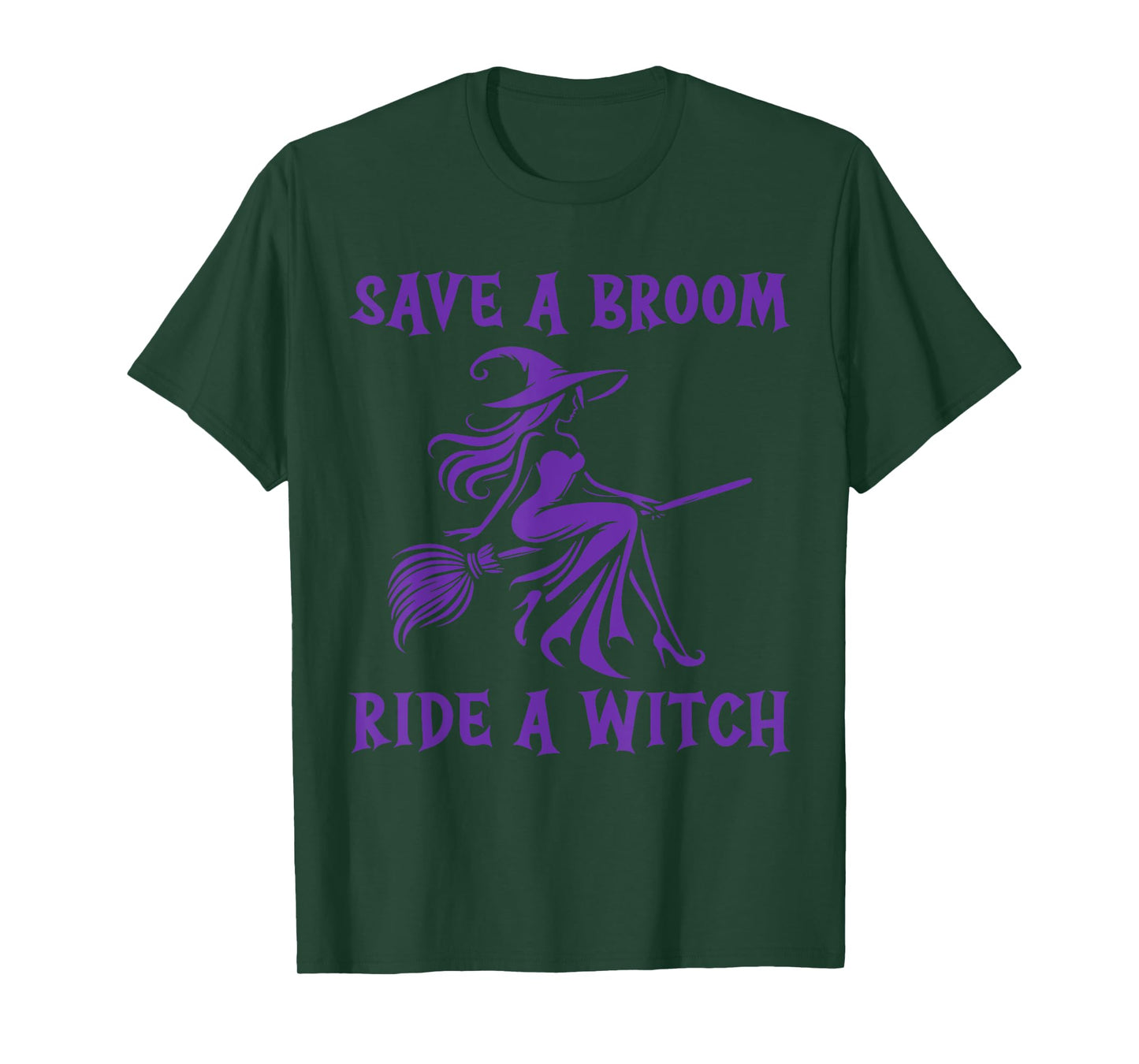 Save A Broom Ride A Witch T-Shirt
