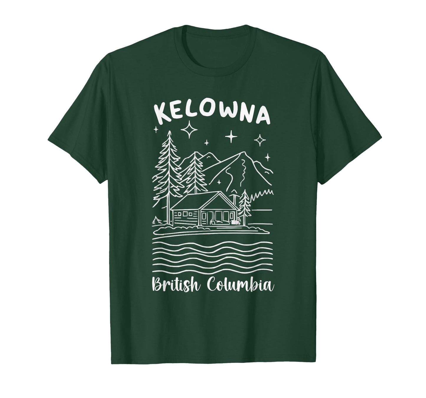 Kelowna British Columbia Travel I Love Canada T-Shirt