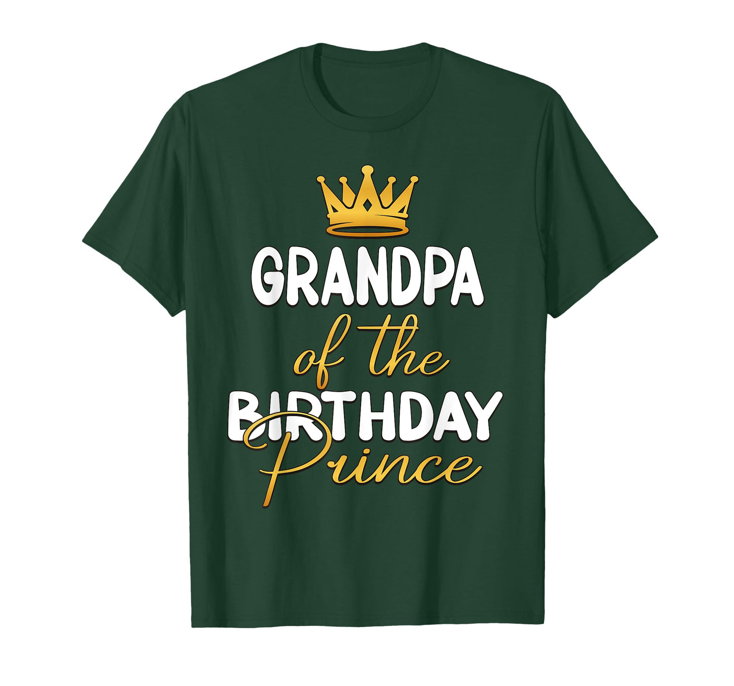 Grandpa Of The Birthday Prince Boy Bday Party Idea For Him T-Shirt
