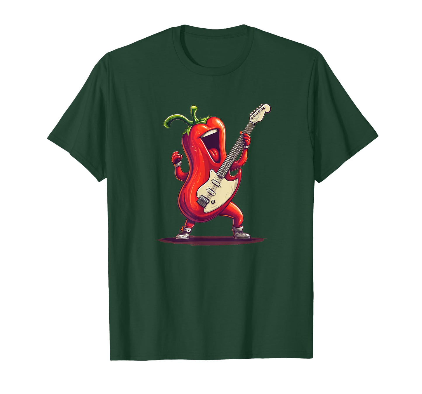 Paprika with Electric Guitar for a Rockin' Vibe T-Shirt