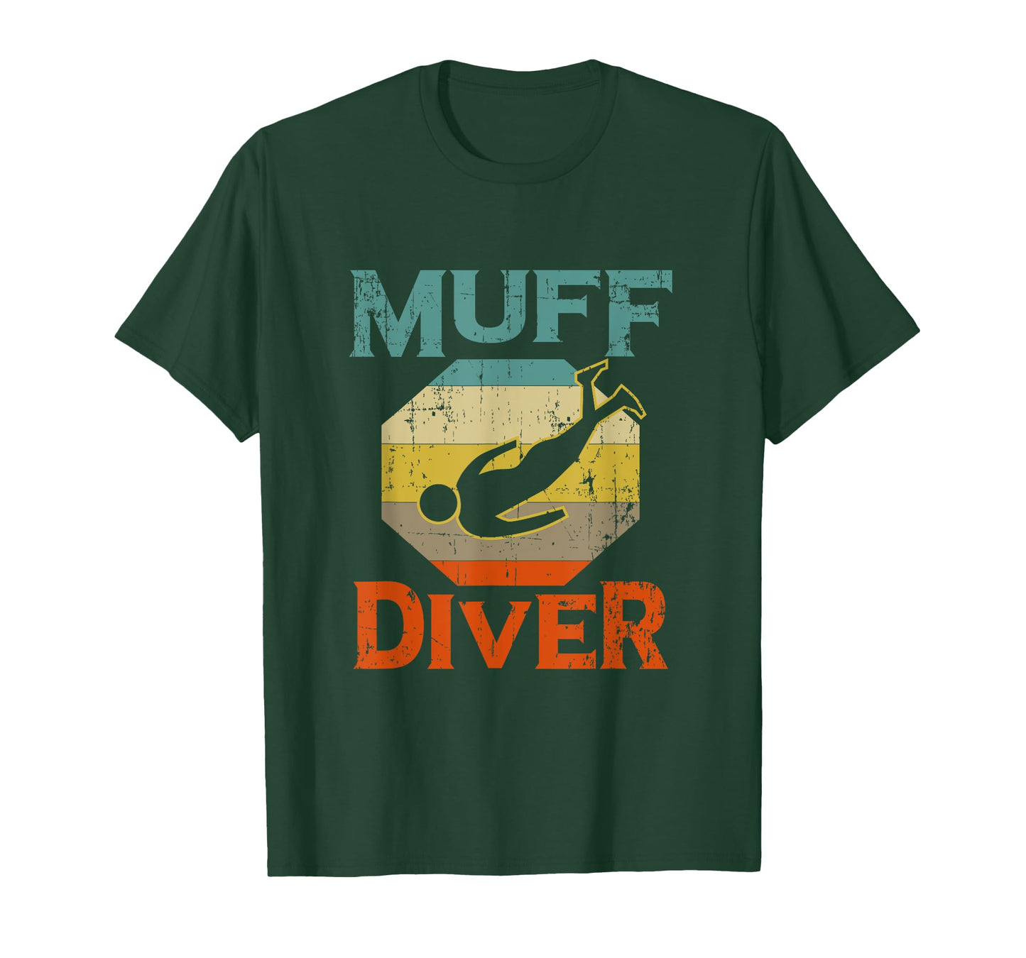 Funny Muff Diver Diving Instructor Gift Scuba Diver T-Shirt