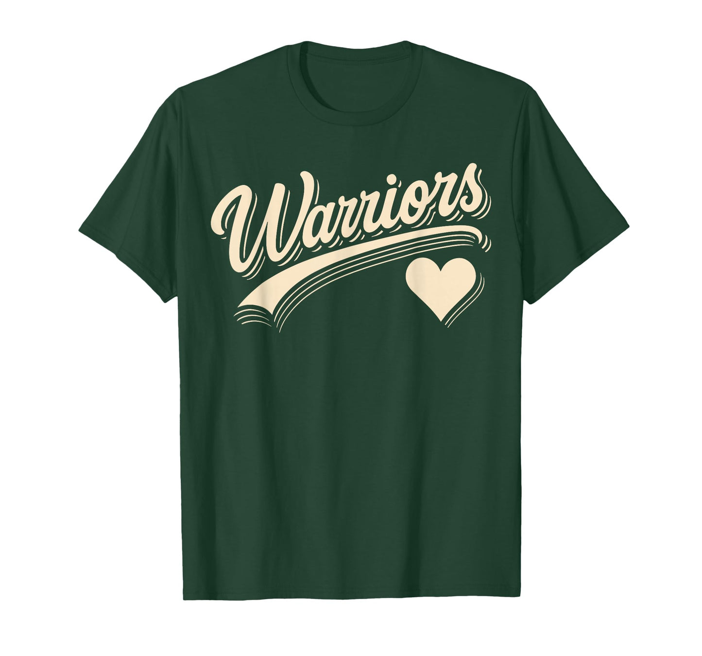 Vintage Warriors Heart Apparel for Men Women Kid Boy Girl T-Shirt